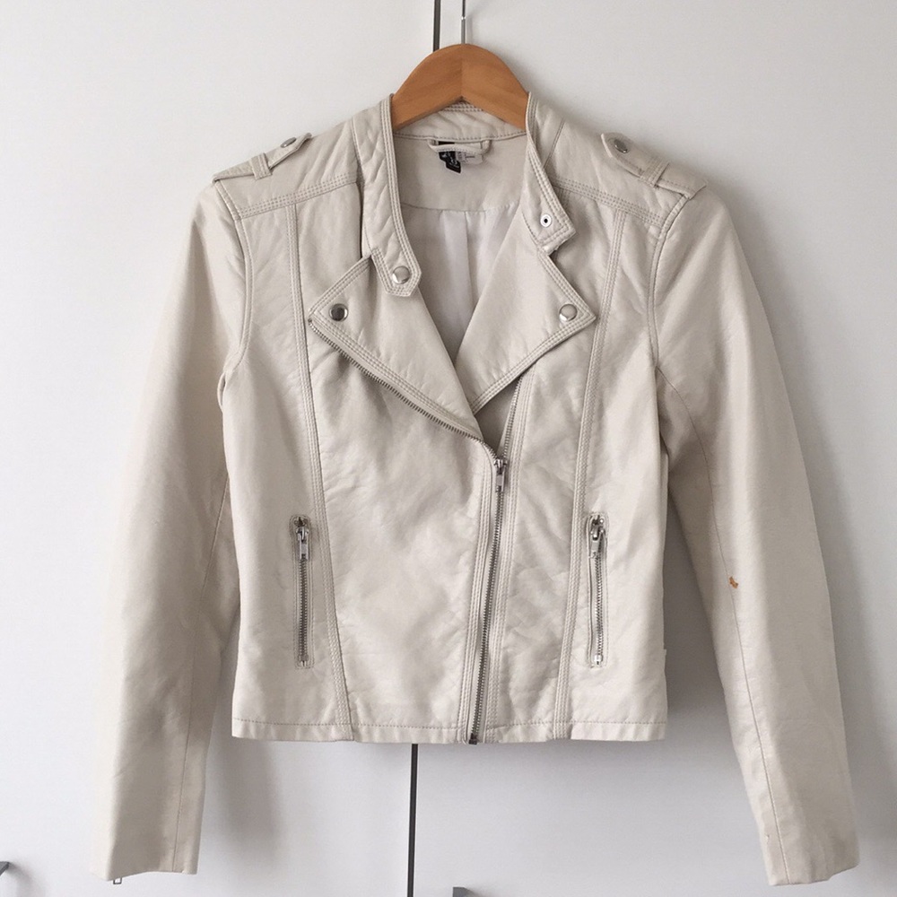 Faux Leather Biker Jacket